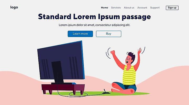 EPS 해외이미지 템플릿 캐릭터 디자인 배너 백그라운드 컨셉 일러스트 텍스트 놀이 성공 주택 실내 사람 앉기 소년 취미 그래픽 컴퓨터 홈페이지 텔레비전 웹 게임 축하 우승 발표 괴짜 플랫 만화 흥분 페이지 동영상 중독 위로 고립 멍청이 엘리먼트 착륙 해외일러스트 일러캐릭터 남자 감정 어린이 인터넷 모션 내부 건물 전자제품 최고 파일형식 벡터 건축물 건축 이미지허브