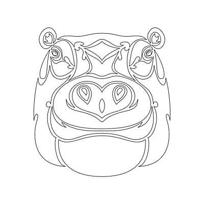 EPS 해외이미지 템플릿 디자인 야생동물 일러스트 추상 미술 장식 머리 검은색 흰색 스케치 문신 심볼 사파리 그림 복고 주둥이 부족 마스코트 엘리먼트 총구 스타일 해외일러스트 동물 컬러 컨셉 무늬 문화예술 신체부위 파일형식 벡터 이미지허브