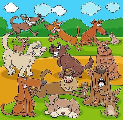 EPS 해외이미지 엎드리기 일러스트 앉기 사람없음 세트 달리기 마주보기 귀여움 강아지 승차 만화 심플 해외일러스트 컨셉 모션 반려동물 개 파일형식 벡터 이미지허브