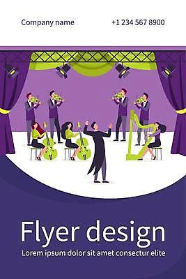 EPS 해외이미지 캐릭터 디자인 여자 남자 문화 음악 백그라운드 컨셉 일러스트 놀이 서기 사람 앉기 이벤트 축제 소리 콘서트 공연 연주자 음악가 무대 기구 커튼 발표 플랫 클래식 만화 극장 바이올린 예술가 첼로 스포트라이트 오케스트라 고립 뮤지컬 오페라 해외일러스트 일러캐릭터 직업 모션 현악기 문화예술 악단 파일형식 벡터 찰현악기 이미지허브