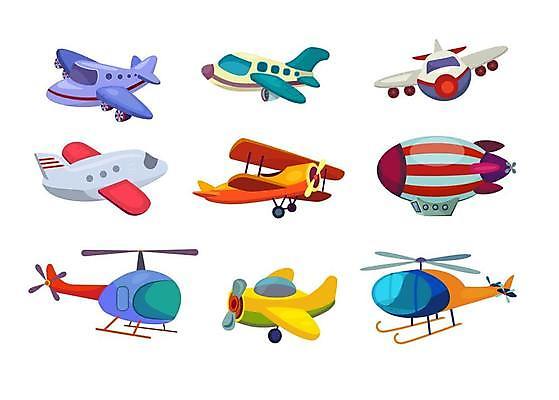 EPS 해외이미지 일러스트 대중교통 비행기 사람없음 헬리콥터 비행선 프로펠러기 해외일러스트 교통수단 항공교통 파일형식 벡터 이미지허브