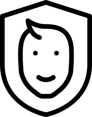 EPS 해외이미지 디자인 얼굴 백그라운드 일러스트 모바일 경비 사람 컴퓨터 머리 디지털 정보 보호 확인 보안 신분 방패 고립 센서 스캔 탐지 해외일러스트 컨셉 안전 신체부위 전자제품 파일형식 벡터 이미지허브