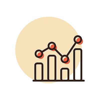 EPS 해외이미지 일러스트 비즈니스 사람없음 인포그래픽 정보 라인아트 막대그래프 꺾은선그래프 해외일러스트 선 그래프 파일형식 벡터 이미지허브