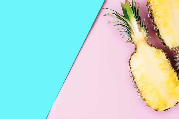 포토 JPG 해외이미지 스튜디오촬영 단면 사람없음 여름 하이앵글 파인애플 오브젝트 카피스페이스 해외포토 계절 뷰포인트 과일 실내 공백 열대과일 파일형식 이미지허브 이미지허브