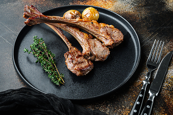 포토 JPG 해외이미지 접시 실내 사람없음 양고기 양갈비 양고기구이 나무배경 해외포토 식기 백그라운드 육류 내부 구이 파일형식 이미지허브