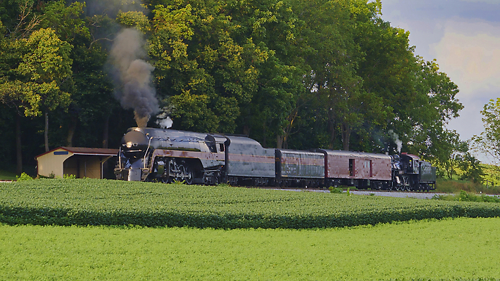 포토 JPG 해외이미지 주간 나무 사람없음 야외 기차 증기기관차 해외포토 자연요소 식물 육상교통 대중교통 파일형식 이미지허브