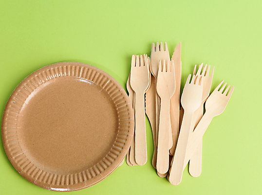 포토 JPG 해외이미지 사람없음 연두색 하이앵글 갈색 나이프 친환경 패키지 나무포크 종이접시 해외포토 식기 접시 뷰포인트 컬러 포크 초록색 환경 칼 파일형식 이미지허브