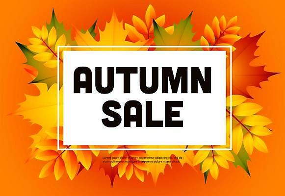 EPS 해외이미지 디자인 단풍 낙엽 잎 일러스트 사각프레임 타이포그라피 사람없음 쇼핑 세일 주황색 해외일러스트 식물 문자 컬러 프레임 사각형 파일형식 벡터 이미지허브