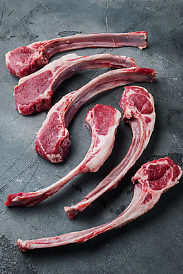 포토 JPG 해외이미지 음식 회색배경 실내 생고기 육류 사람없음 신선 날것 양고기 양갈비 해외포토 백그라운드 식재료 내부 회색 파일형식 이미지허브