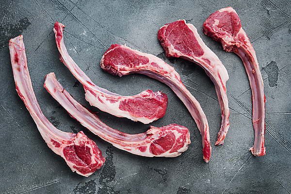 포토 JPG 해외이미지 음식 회색배경 실내 생고기 육류 사람없음 신선 날것 양고기 양갈비 해외포토 백그라운드 식재료 내부 회색 파일형식 이미지허브
