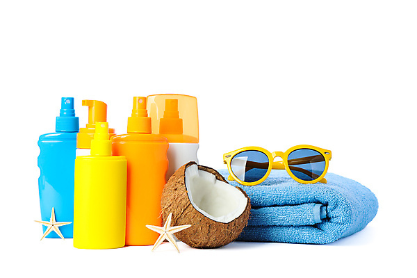 포토 JPG 해외이미지 스튜디오촬영 불가사리 사람없음 수건 선글라스 선크림 오브젝트 코코넛 공병 해외포토 안경 과일 극피동물 실내 위생용품 화장품 병_담는 파일형식 이미지허브 이미지허브