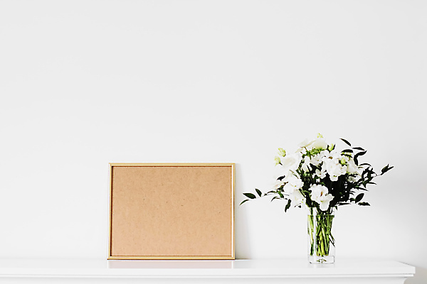 포토 JPG 해외이미지 꽃 액자 실내 사람없음 인테리어 꽃병 목업 해외포토 식물 디자인 내부 파일형식 이미지허브