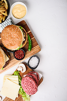 포토 JPG 해외이미지 치즈 패스트푸드 육류 사람없음 햄버거 패티 해외포토 식재료 유제품 인스턴트 파일형식 이미지허브