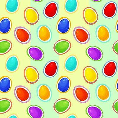 EPS 해외이미지 백그라운드 무지개 패턴 일러스트 휴가 부활절 기념 빨간색 초록색 파란색 컬러풀 노란색 계란 보라색 봄 황금 타일 해외일러스트 자연요소 계절 기념일 컬러 무늬 알 파일형식 벡터 이미지허브