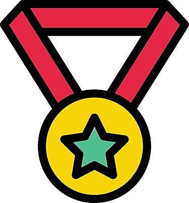 EPS 해외이미지 모양 디자인 리본 스포츠 일러스트 성공 금속 축하 우승 상패 트로피 메달 배지 대회 승자 엘리먼트 정복 챔피언 필승 해외일러스트 컨셉 재질 최고 상_우승 상_상패 파일형식 벡터 이미지허브