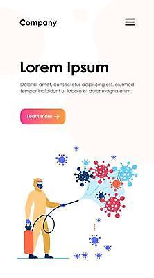 EPS 해외이미지 전신 템플릿 일러스트 한명 성인 바이러스 위생 방역 성인한명만 방역복 방역사 클린존 방역기 해외일러스트 직업 1 옷 사람 성인만 파일형식 벡터 이미지허브