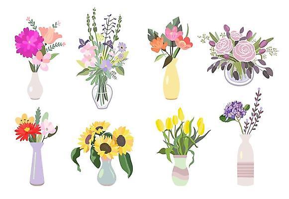 EPS 해외이미지 식물 디자인 꽃 꽃다발 컨셉 잎 꽃무늬 일러스트 자연 유리 해바라기 미술 그래픽 장식 초록색 여름 세트 컬러풀 장미 정원 꽃병 웹 봄 튤립 개화 플랫 만화 다발 수집 허브 심볼 사인 팩 유리주전자 내추럴 조립 고립 인터페이스 해외일러스트 계절 컬러 무늬 인터넷 재질 주전자 문화예술 화장품 생태계 파일형식 벡터 이미지허브