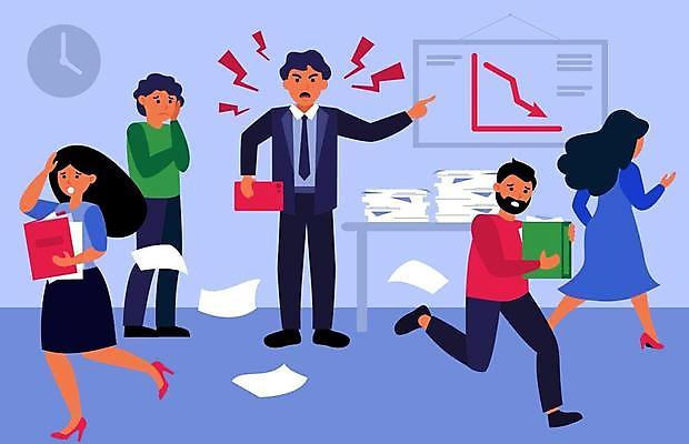 EPS 해외이미지 여자 남자 일러스트 회사 비즈니스 스트레스 직장 들기 여러명 사무실 달리기 외침 분노 가리킴 표현 업무 비즈니스맨 하락 불안 경영자 문서 바쁨 공포 재촉 서류뭉치 혼란 성인만 해외일러스트 감정 다수 컨셉 모션 사람 손짓 소리 작업 직장인 리더 파일형식 벡터 이미지허브