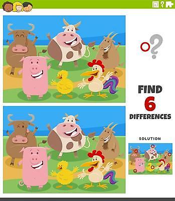 EPS 해외이미지 여자 남자 어린이 여러마리 일러스트 놀이 염소 병아리 소년 상반신 세명 물음표 닭 돼지 소 젖소 찾기 틀린그림찾기 어린이만 해외일러스트 기호 다수 포유류 모션 조류 사람 파일형식 벡터 이미지허브