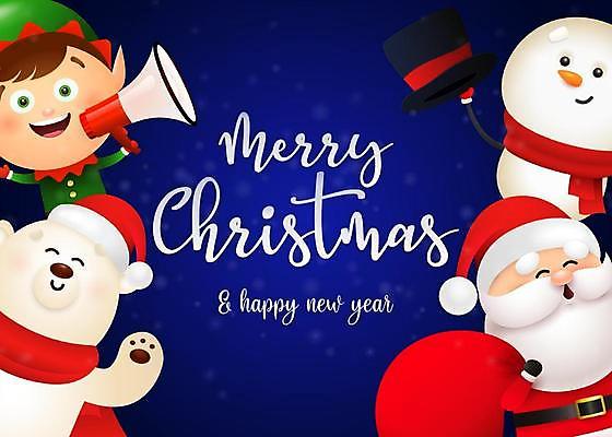 EPS 해외이미지 노년 남자 어린이 크리스마스 겨울 일러스트 눈사람 요정 소년 타이포그라피 두명 산타클로스 산타캐릭터 크리스마스캐릭터 북극곰 크리스마스캐롤 남자만 해외일러스트 일러캐릭터 문자 캐릭터 계절 기념일 곰 사람 성인 캐럴 파일형식 벡터 이미지허브