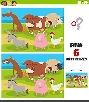 EPS 해외이미지 여자 남자 어린이 여러마리 일러스트 놀이 소년 상반신 세명 계란 물음표 닭 양 말_동물 돼지 소 당나귀 찾기 틀린그림찾기 어린이만 해외일러스트 기호 다수 포유류 모션 조류 사람 알 파일형식 벡터 이미지허브