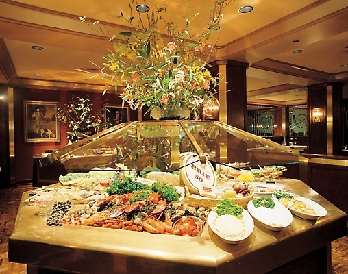 포토 JPG 건축 산업 음식 조명 서양음식 실내 사람없음 인테리어 식당 레스토랑 해물요리 해산물 뷔페 국내포토 디자인 내부 상점 파일형식