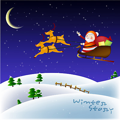 EPS 사계절 계절 기념일 할아버지 노년 남자 크리스마스 겨울 일러스트 주택 한명 사람 풍경 야외 산타클로스 루돌프 달 눈 야간 초승달 썰매 남자만 남자한명만 성인남자만 성인한명만 성인남자한명만 노인만 성인만 노인남자만 노인남자한명만 국내일러스트 자연요소 1 날씨 사슴 이벤트 성인 건물 파일형식 벡터