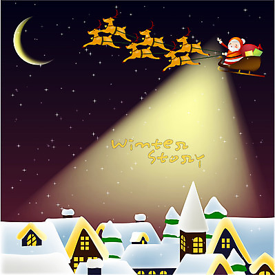 EPS 사계절 계절 기념일 할아버지 노년 남자 크리스마스 겨울 일러스트 지붕 주택 한명 사람 풍경 야외 산타클로스 마을 루돌프 달 눈 도시 야간 초승달 썰매 남자만 남자한명만 성인남자만 성인한명만 성인남자한명만 노인만 성인만 노인남자만 노인남자한명만 국내일러스트 자연요소 1 날씨 사슴 이벤트 성인 건물 파일형식 벡터