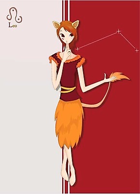 동물 척추동물 캐릭터 육지동물 여자 별 일러스트 포유류 사람 우주 별자리 운세 사자 별자리캐릭터 신화 사자자리 여자만 일러캐릭터 AI파일 자연요소 파일형식 벡터