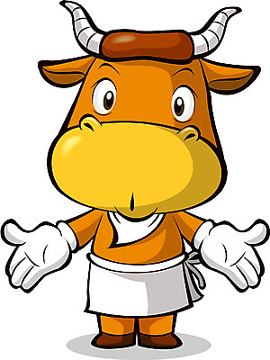 EPS 동물 직업 척추동물 캐릭터 육지동물 일러스트 홍보캐릭터 포유류 사람없음 요식업 식당 소 알림 음식점캐릭터 소캐릭터 일러캐릭터 산업 동물캐릭터 상점 파일형식 벡터