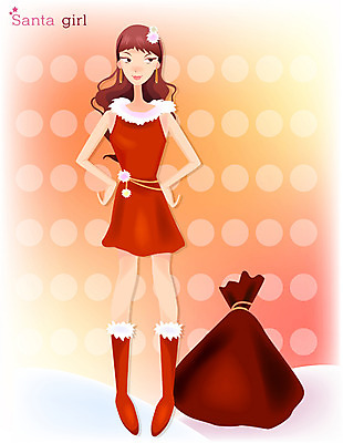 EPS 여자 기념일 컬러 크리스마스 겨울 일러스트 산타옷 실내 크리스마스선물 선물 한명 사람 20대 성인 빨간색 산타클로스 보따리 여자만 여자한명만 성인여자만 청년만 청년여자만 성인한명만 청년여자한명만 성인여자한명만 성인만 국내일러스트 1 옷 계절 이벤트 청년 내부 파일형식 벡터