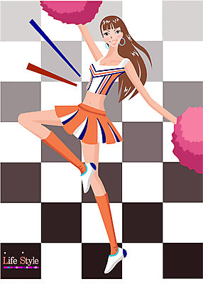 EPS 전신 라이프스타일 웰빙 여자 유니폼 일러스트 응원 한명 서기 사람 20대 성인 치어리더 치어걸 여자만 여자한명만 성인여자만 청년만 청년여자만 성인한명만 청년여자한명만 성인여자한명만 성인만 국내일러스트 1 옷 모션 청년 생활 파일형식 벡터