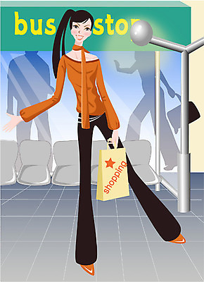 EPS 전신 라이프스타일 웰빙 여자 일러스트 교통시설 한명 서기 사람 20대 성인 쇼핑 역 버스정류장 여자만 여자한명만 성인여자만 청년만 청년여자만 성인한명만 청년여자한명만 성인여자한명만 성인만 국내일러스트 1 교통 모션 청년 생활 시설 파일형식 벡터