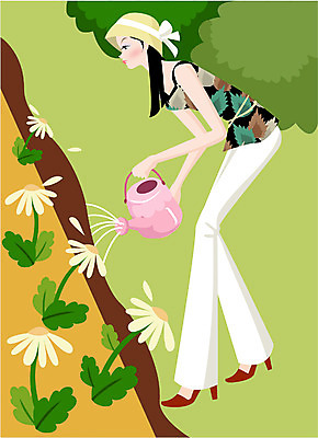 EPS 전신 웰빙 사계절 계절 공원 공공시설 여자 꽃 꽃밭 일러스트 자연 한명 서기 사람 20대 성인 정원 봄 물뿌리개 꽃가꾸기 여자만 여자한명만 성인여자만 청년만 청년여자만 성인한명만 청년여자한명만 성인여자한명만 성인만 국내일러스트 식물 1 모션 청년 시설 생태계 파일형식 벡터