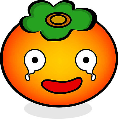 EPS 식물 열매 과일 일러스트 감 사람없음 국내일러스트 파일형식 벡터