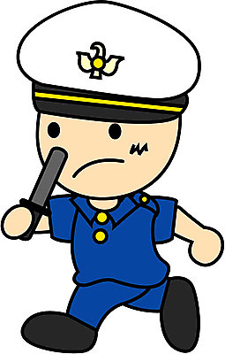EPS 전신 클립아트 직업 남자 어린이 일러스트 한명 서기 사람 소년 경찰 남자만 남자한명만 어린이만 소년만 소년한명만 국내일러스트 1 모션 파일형식 벡터