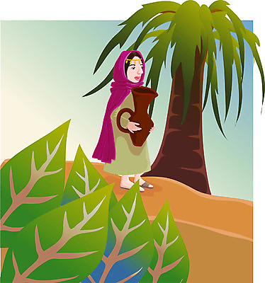 EPS 주간 전신 나무 여자 기독교 종교 길 일러스트 나뭇잎 한명 서기 사람 20대 성인 야외 항아리 숲 물병 여자만 여자한명만 성인여자만 청년만 청년여자만 성인한명만 청년여자한명만 성인여자한명만 성인만 국내일러스트 자연요소 식물 1 잎 모션 청년 도자기 물통 파일형식 벡터