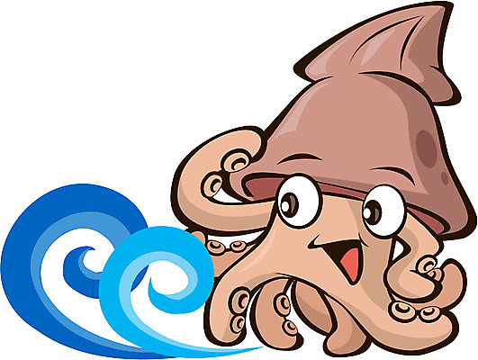 EPS 동물 캐릭터 일러스트 홍보캐릭터 연체동물 사람없음 요식업 식당 해물요리 알림 해산물 오징어 음식점캐릭터 오징어캐릭터 일러캐릭터 산업 음식 무척추동물 상점 수중동물 파일형식 벡터