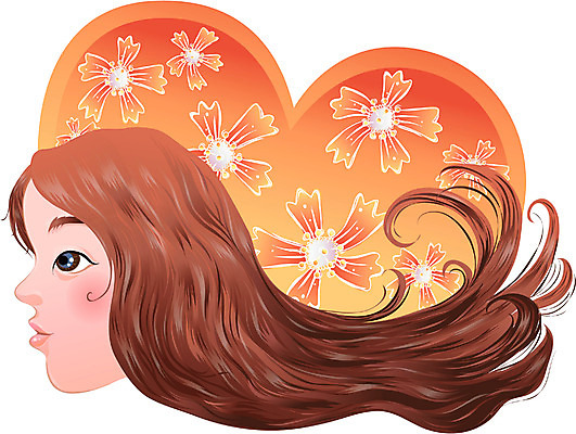 EPS 식물 긴머리 여자 꽃 얼굴 일러스트 한명 사람 20대 성인 가을 코스모스 여자만 여자한명만 성인여자만 청년만 청년여자만 성인한명만 청년여자한명만 성인여자한명만 성인만 국내일러스트 1 헤어스타일 계절 청년 신체부위 파일형식 벡터