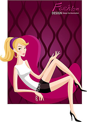 EPS 모델 직업 여자 패션 포즈 일러스트 한명 사람 20대 성인 여자만 여자한명만 성인여자만 청년만 청년여자만 성인한명만 청년여자한명만 성인여자한명만 성인만 국내일러스트 1 청년 파일형식 벡터