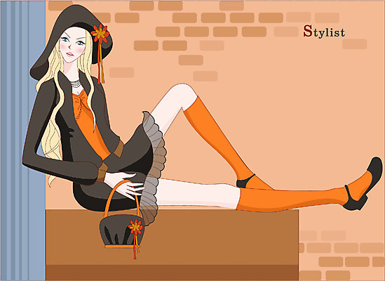 EPS 전신 라이프스타일 여자 패션 일러스트 한명 사람 앉기 20대 성인 금발 유행 여자만 여자한명만 성인여자만 청년만 청년여자만 성인한명만 청년여자한명만 성인여자한명만 성인만 국내일러스트 1 헤어스타일 모션 청년 생활 파일형식 벡터