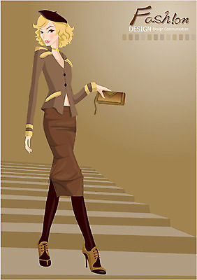 EPS 모델 직업 여자 패션 포즈 일러스트 한명 사람 20대 성인 가을 여자만 여자한명만 성인여자만 청년만 청년여자만 성인한명만 청년여자한명만 성인여자한명만 성인만 국내일러스트 1 계절 청년 파일형식 벡터