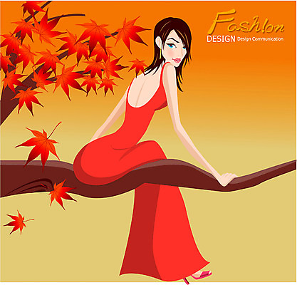 EPS 모델 직업 계절 여자 패션 포즈 단풍 낙엽 일러스트 한명 사람 20대 성인 가을 여자만 여자한명만 성인여자만 청년만 청년여자만 성인한명만 청년여자한명만 성인여자한명만 성인만 국내일러스트 1 잎 청년 파일형식 벡터