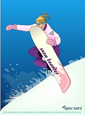 EPS 계절 여자 겨울 일러스트 겨울스포츠 스키장 한명 사람 20대 성인 야외 레포츠 눈 깃발 스노우보드 보드 썰매장 여자만 여자한명만 성인여자만 청년만 청년여자만 성인한명만 청년여자한명만 성인여자한명만 성인만 국내일러스트 자연요소 1 스포츠 레저 날씨 청년 보드_스포츠 파일형식 벡터