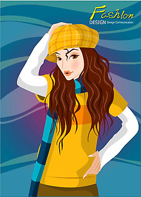 EPS 모델 직업 여자 패션 포즈 일러스트 한명 사람 20대 성인 여자만 여자한명만 성인여자만 청년만 청년여자만 성인한명만 청년여자한명만 성인여자한명만 성인만 국내일러스트 1 청년 파일형식 벡터