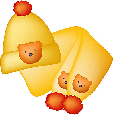 EPS 클립아트 모자 잡화 옷 일러스트 털모자 사람없음 목도리 오브젝트 방한용품 털목도리 국내일러스트 모자_잡화 파일형식 벡터