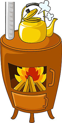 EPS 계절 생활용품 겨울 일러스트 주전자 사람없음 난로 오브젝트 난방 난방용품 연탄난로 국내일러스트 주방용품 난방기 파일형식 벡터