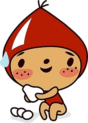 EPS 전신 클립아트 식물 캐릭터 열매 일러스트 떡 앉기 사람없음 견과류 밤 송편 음식캐릭터 견과류캐릭터 일러캐릭터 음식 모션 파일형식 벡터