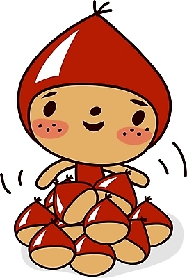 EPS 클립아트 식물 캐릭터 열매 일러스트 상반신 사람없음 견과류 밤 음식캐릭터 견과류캐릭터 일러캐릭터 음식 파일형식 벡터