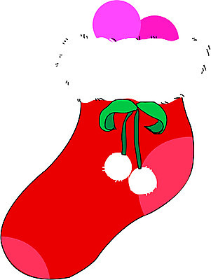 EPS 클립아트 옷 생활용품 크리스마스 겨울 일러스트 양말 사람없음 빨간양말 국내일러스트 계절 기념일 오브젝트 파일형식 벡터